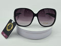 Royal Rayz Oversized Glam Sunglasses – Black, Purple Gradient Lens