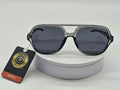 Royal Rayz Smoke Aviator Sunglasses – Grey, Smoke Lens