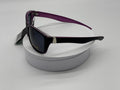 Royal Rayz Two-Tone Sport Sunglasses – Black & Purple, Smoke Lens