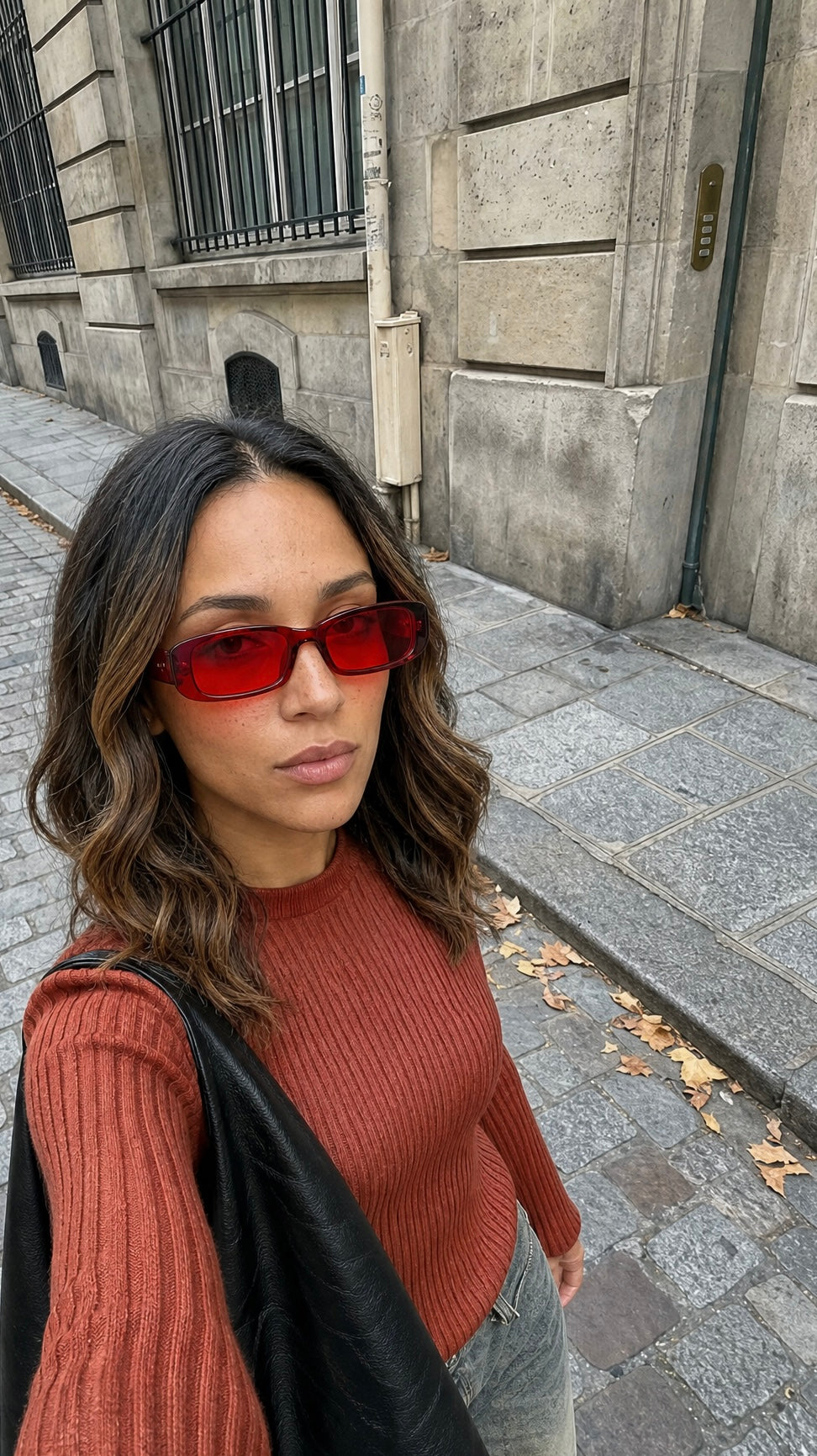 Royal Rayz Ruby Rectangle Sunglasses – Red, Red Lens