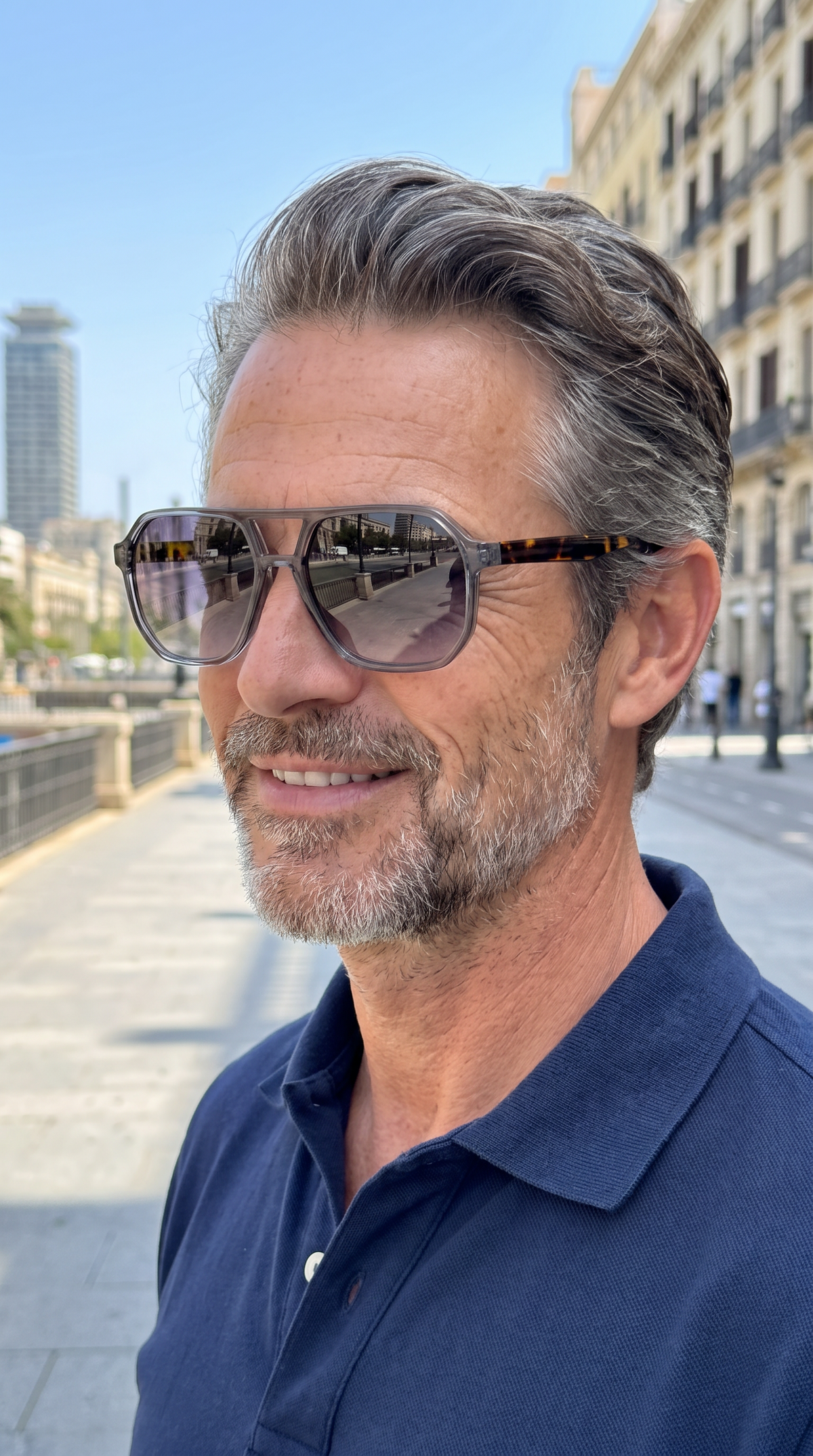 Royal Rayz Smoke Aviator Sunglasses – Smoke Grey, Purple-Grey Gradient Lens
