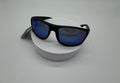 Royal Rayz Wraparound Sport Sunglasses – Matte Black, Blue Mirror Lens